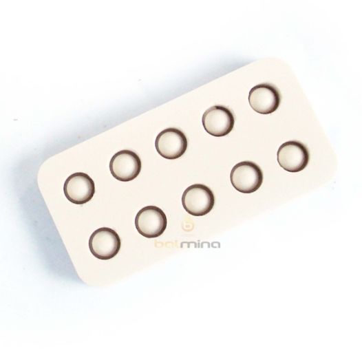 Силиконов калъп за восъчни маточници с 10 гнезда