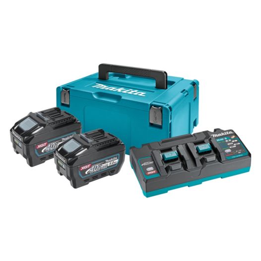 Комплект батерии и зарядно устройство MAKITA XGT BL4050Fx2 + DC40RB